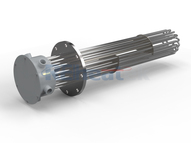 18-Element flange kuzamisha heater na kukabiliana