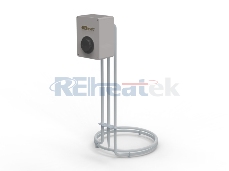 Riscaldatore liquido corrosivo a forma di round