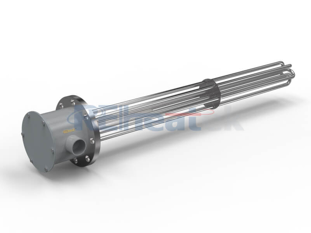 6-element flensonderdompelingverwarmer