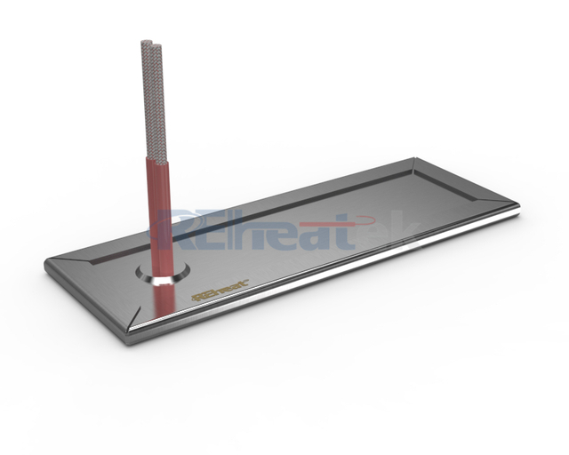 Stripverwarmer met oppervlakleidrade